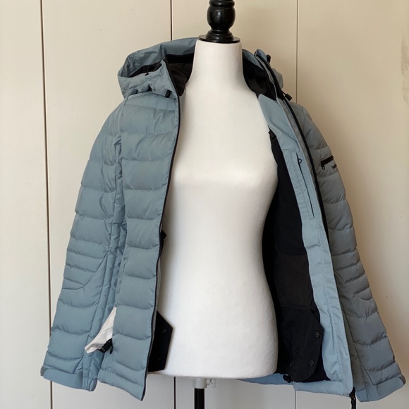 NWOT Peak Performance Blackburn ski jacket, dusty blue, XS - Picture 7 of 10